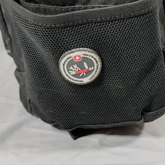 SwissGear Backpack Black Airflow 17in Bag (1186) Hiking Travel School - Picture 6 of 14